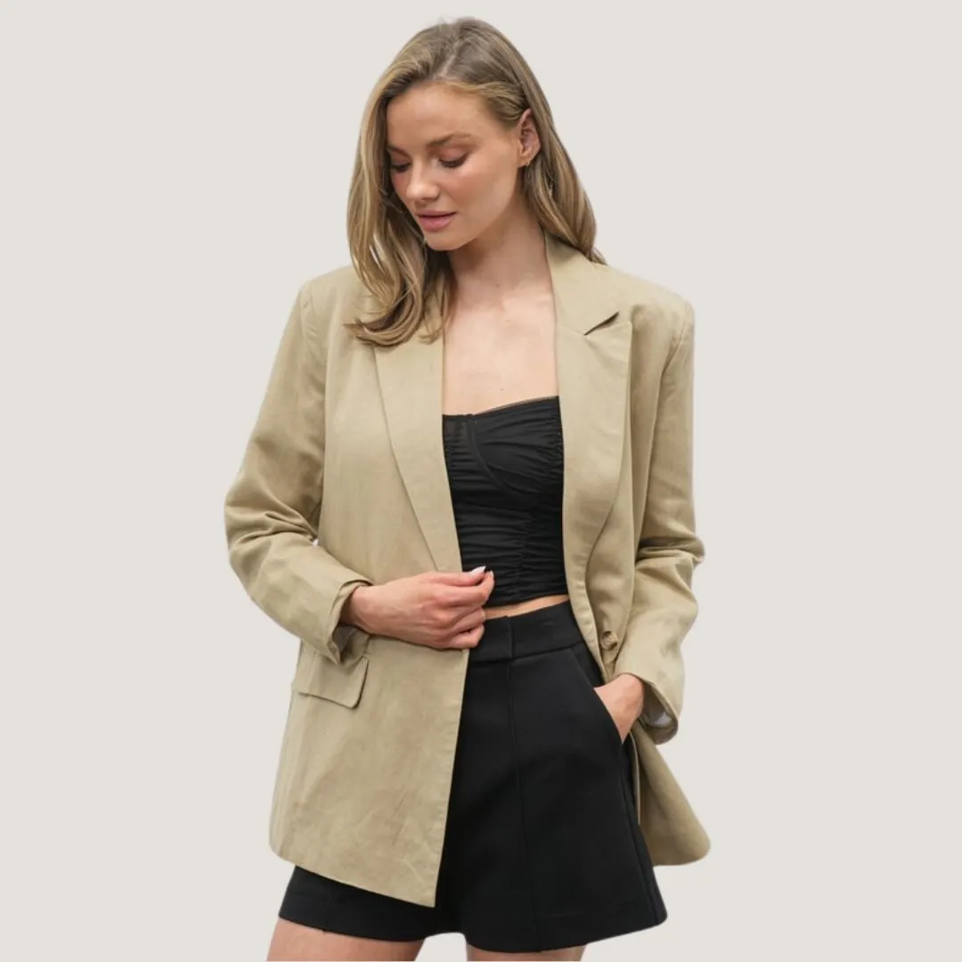 Morgan Blazer (Tan)