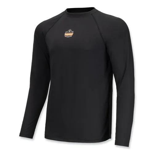 N-ferno 6436 Long Sleeve Lightweight Base Layer Shirt, 3x-large, Black, Ships In 1-3 Business Days