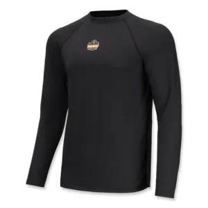 N-ferno 6436 Long Sleeve Lightweight Base Layer Shirt, 3x-large, Black, Ships In 1-3 Business Days