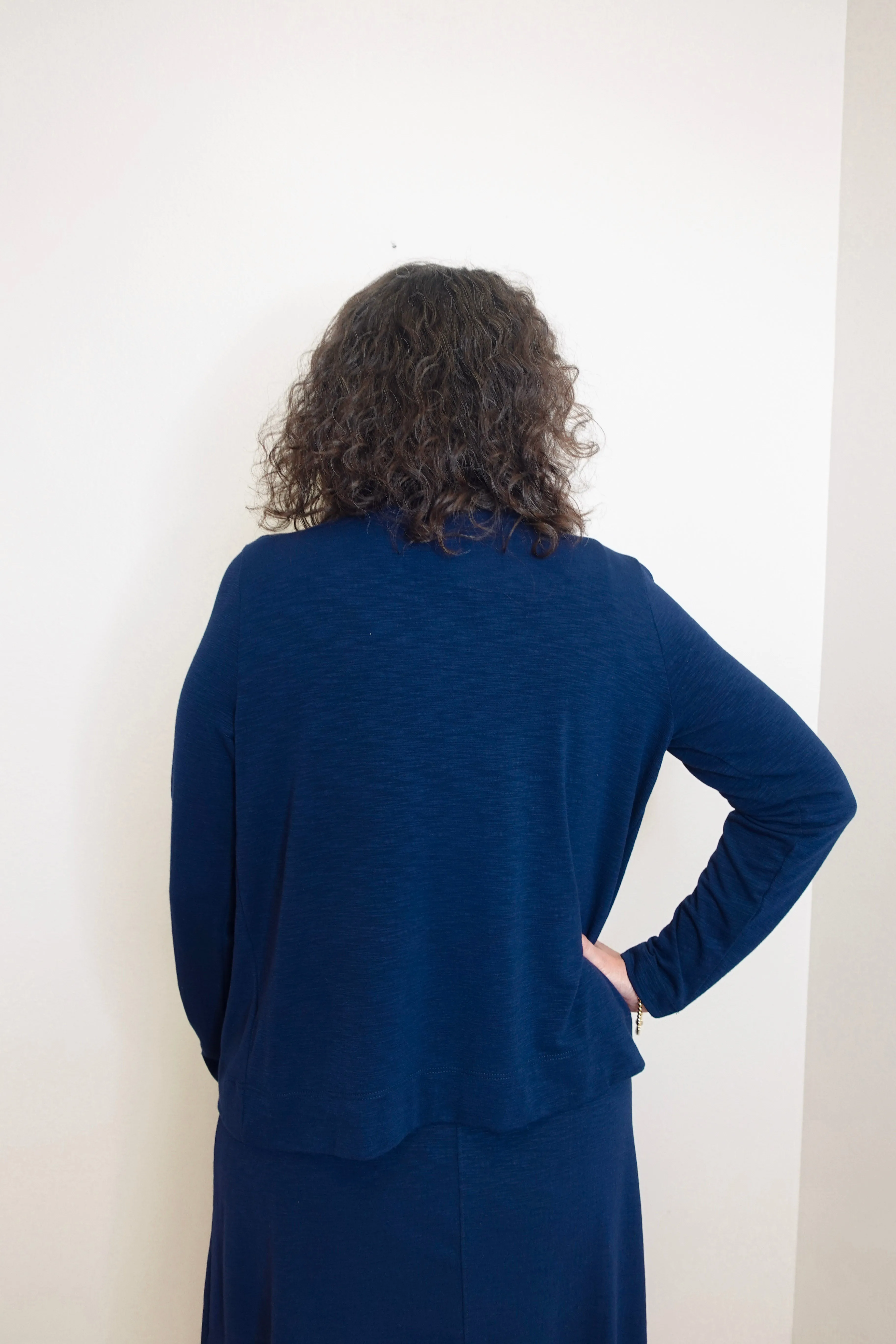 OPEN FRONT L/S COVER-UP