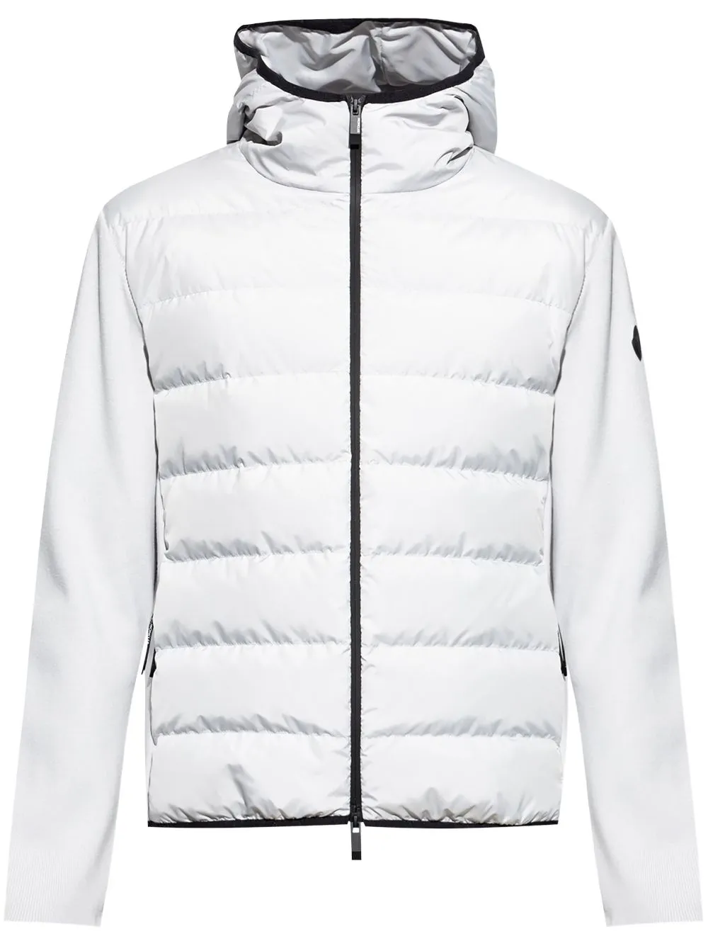 padded zip-up hoodie
