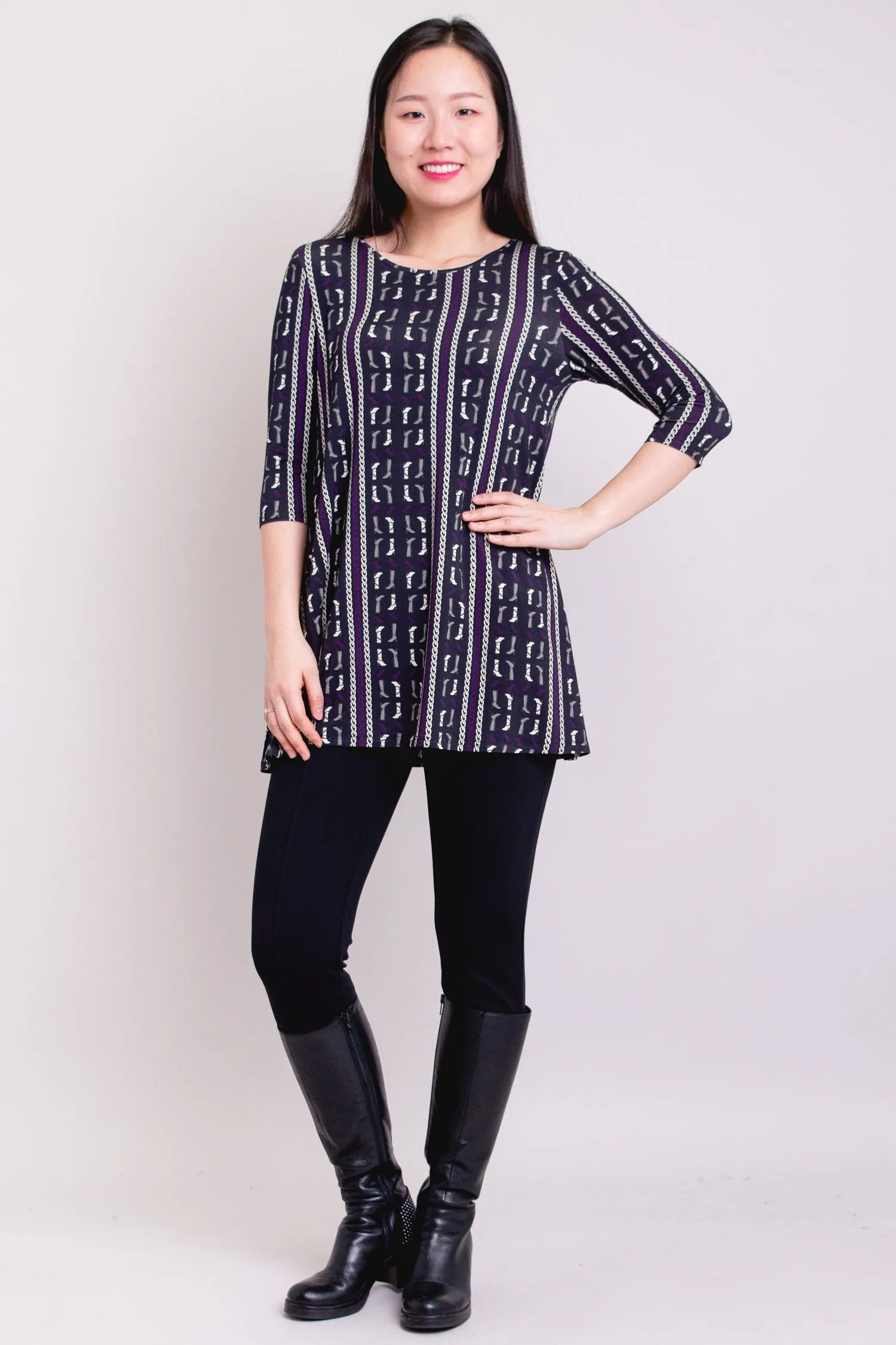 Perfect Tunic, Barbie Bling, Bamboo- Final Sale