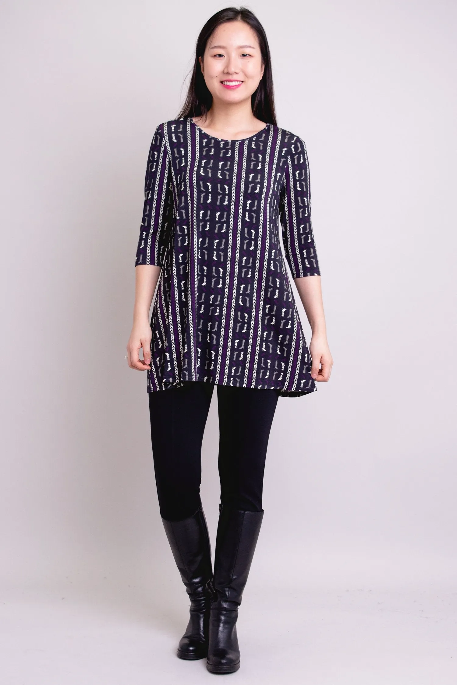 Perfect Tunic, Barbie Bling, Bamboo- Final Sale