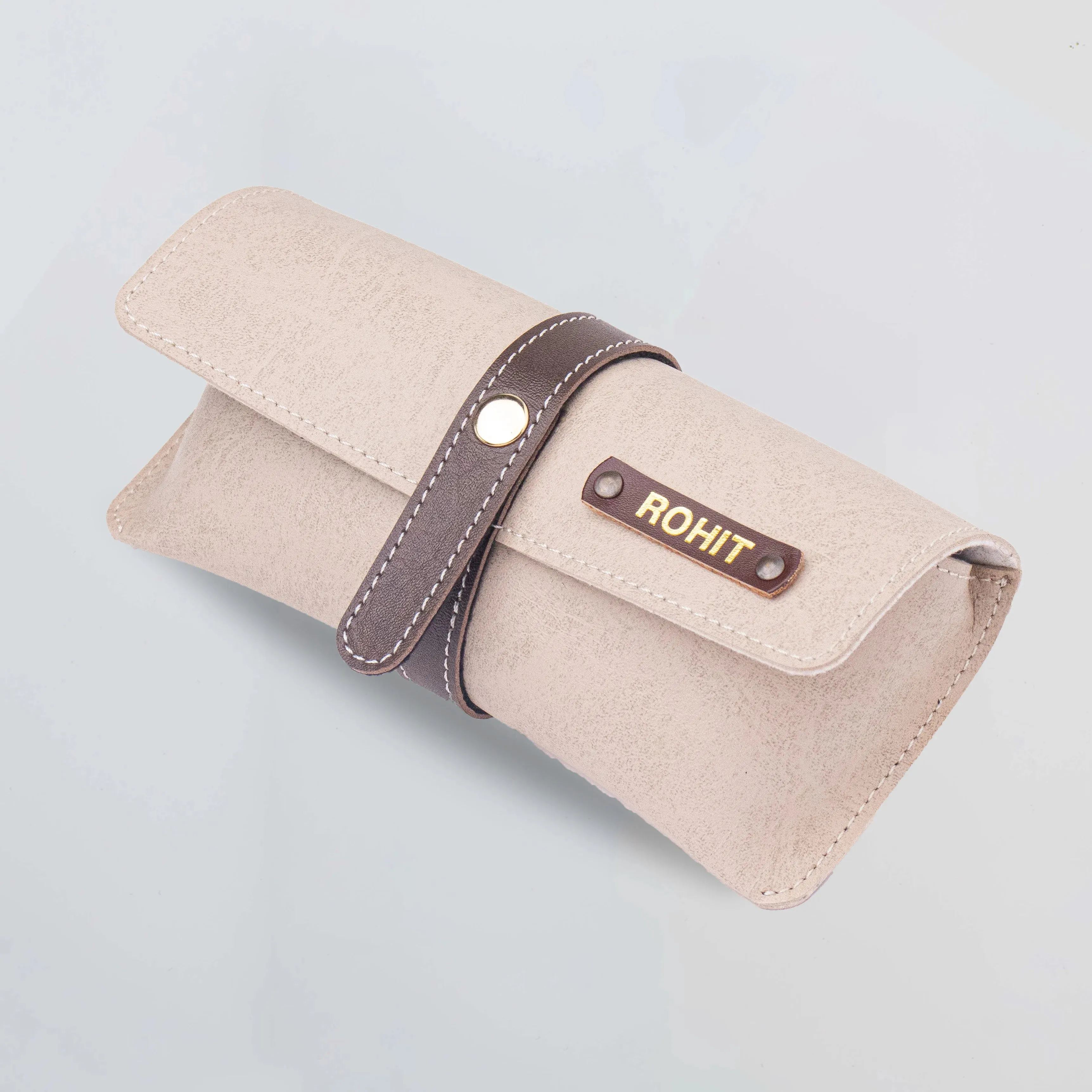 PERSONALISED EYEWEAR CASE - BEIGE