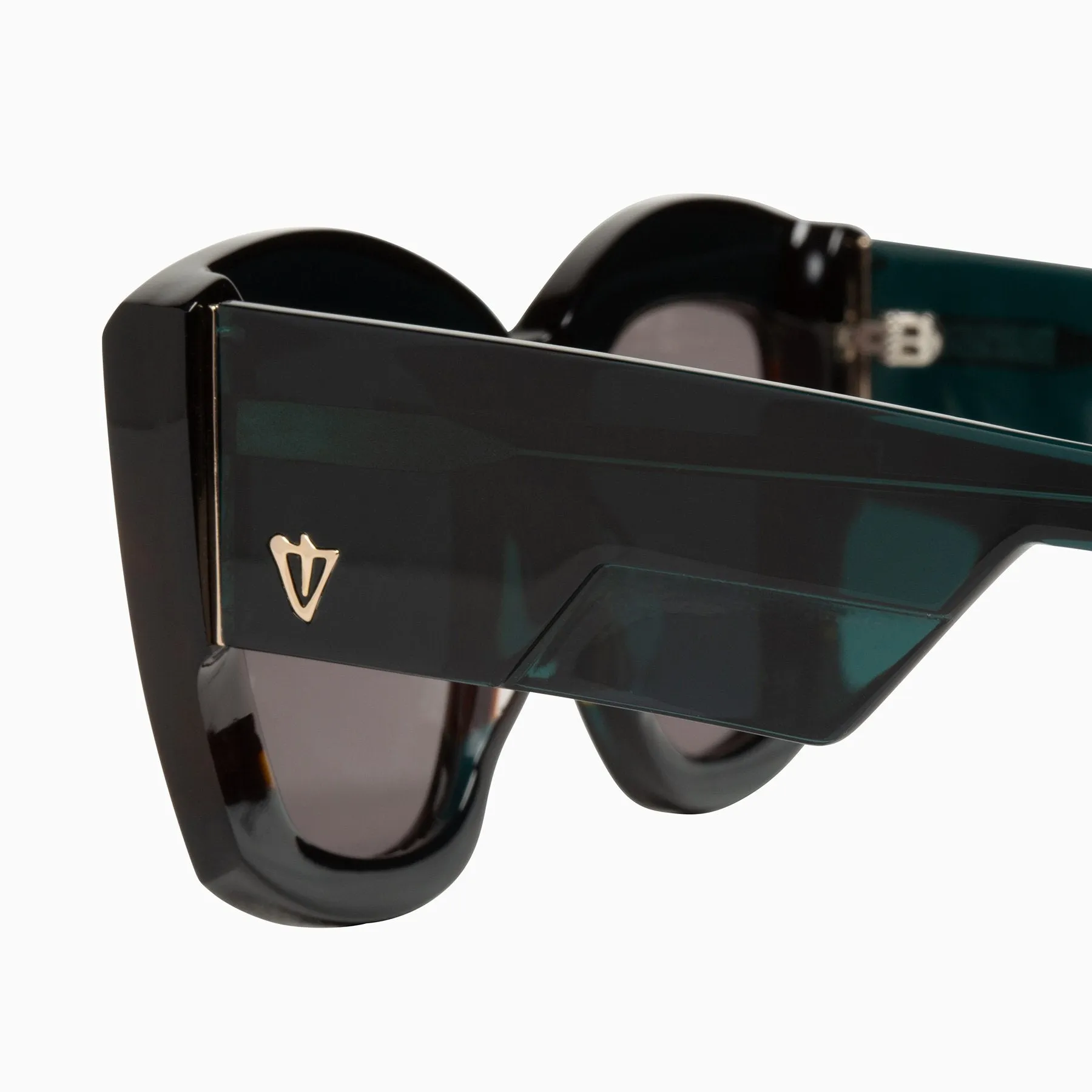Polarized Coltrane / Dark Sea Green & Tort Center / Brown Lens