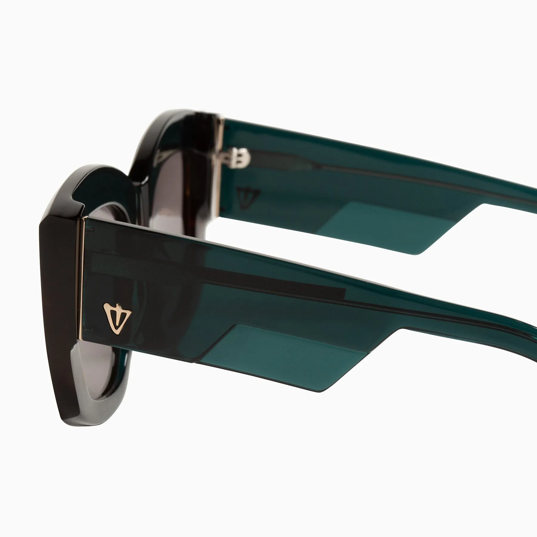 Polarized Coltrane / Dark Sea Green & Tort Center / Brown Lens