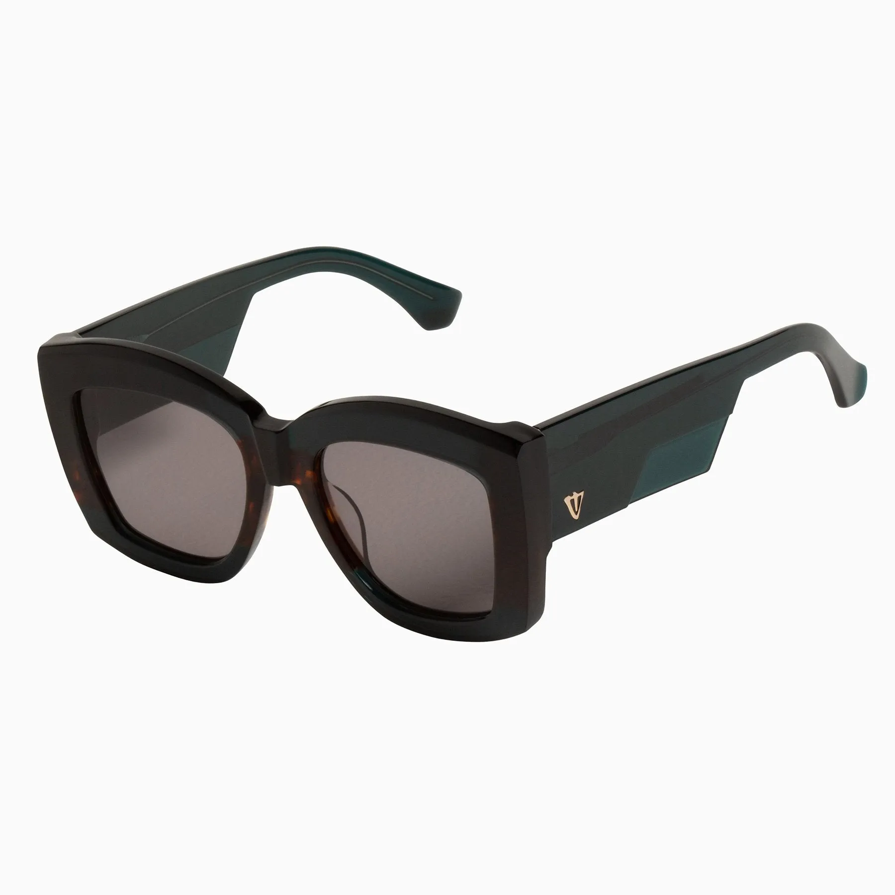Polarized Coltrane / Dark Sea Green & Tort Center / Brown Lens