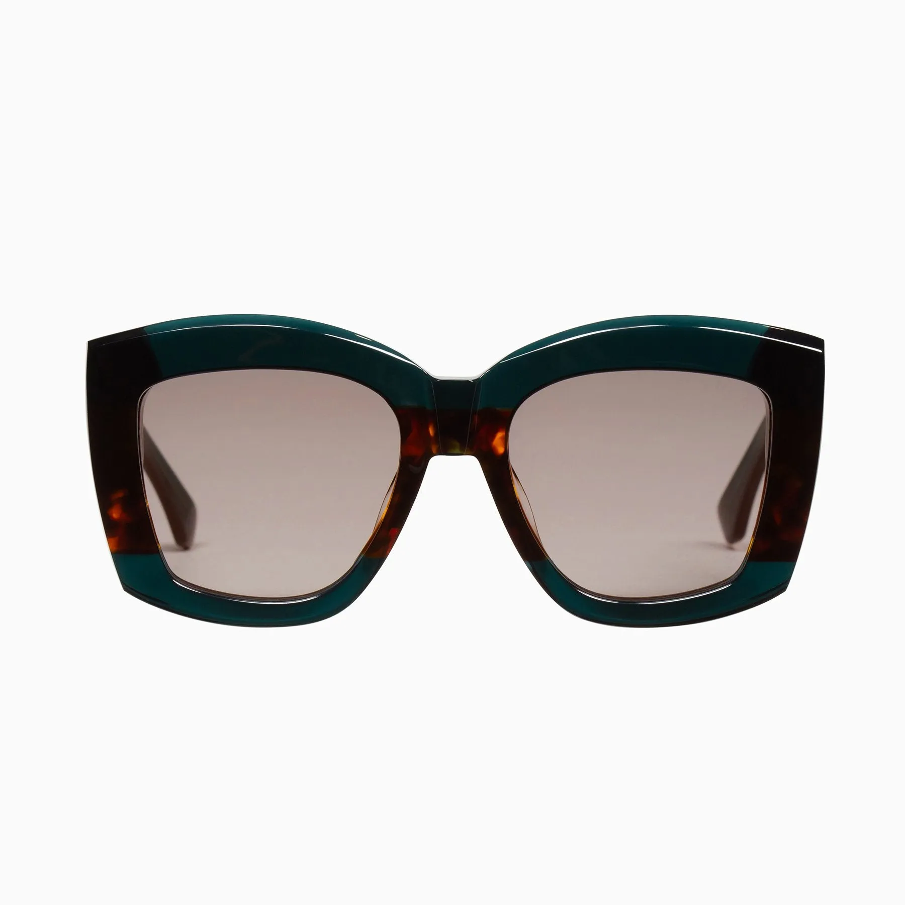 Polarized Coltrane / Dark Sea Green & Tort Center / Brown Lens