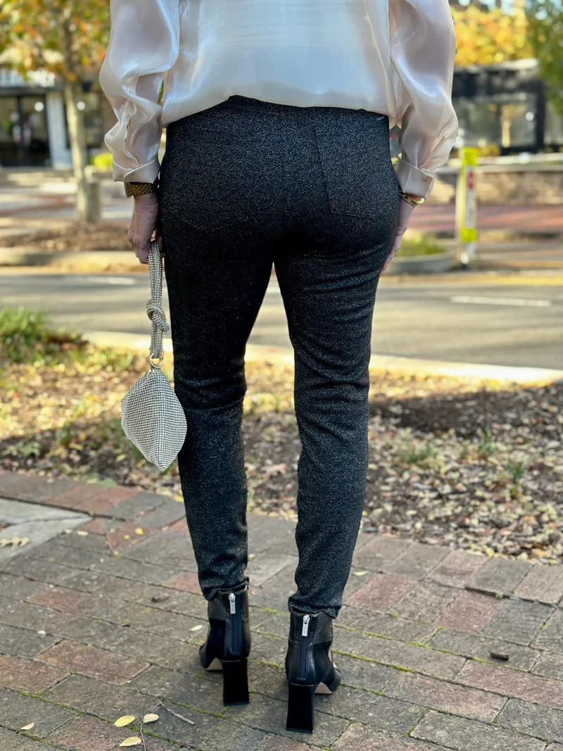 Sanctuary Sparkly Knit Runway Legging - Sparkly Night