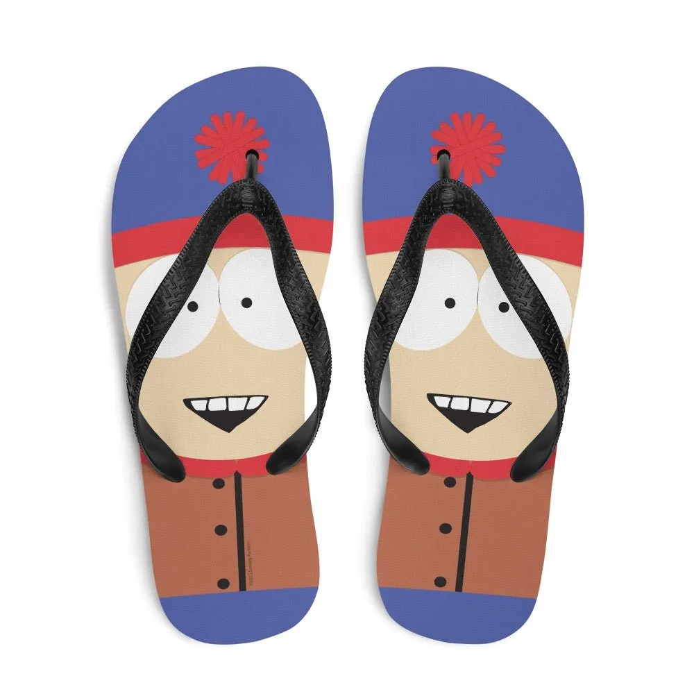 South Park Stan Big Face Flip Flops