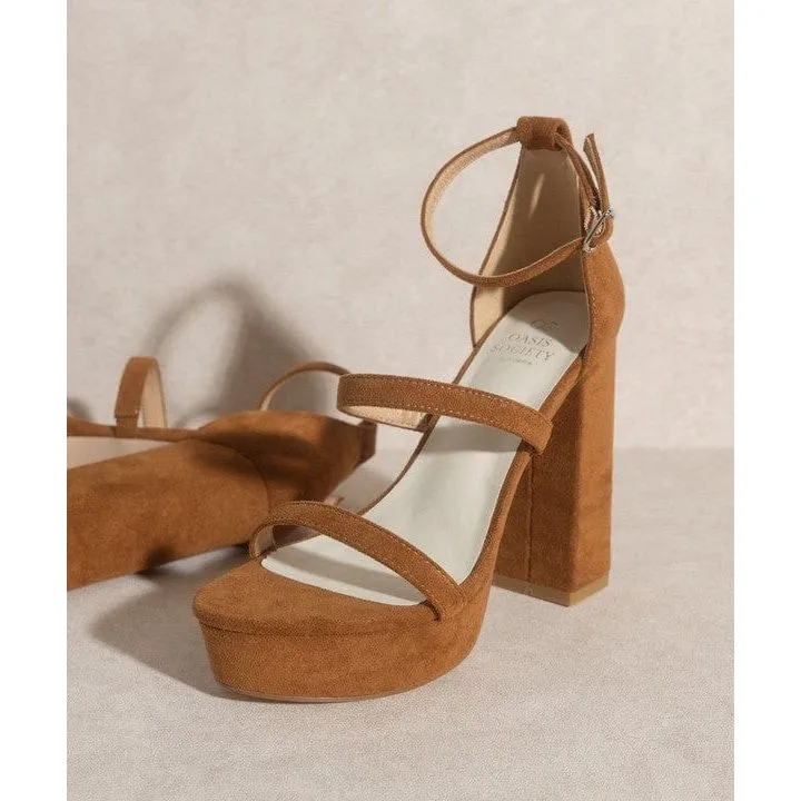 Suede Platform Heels