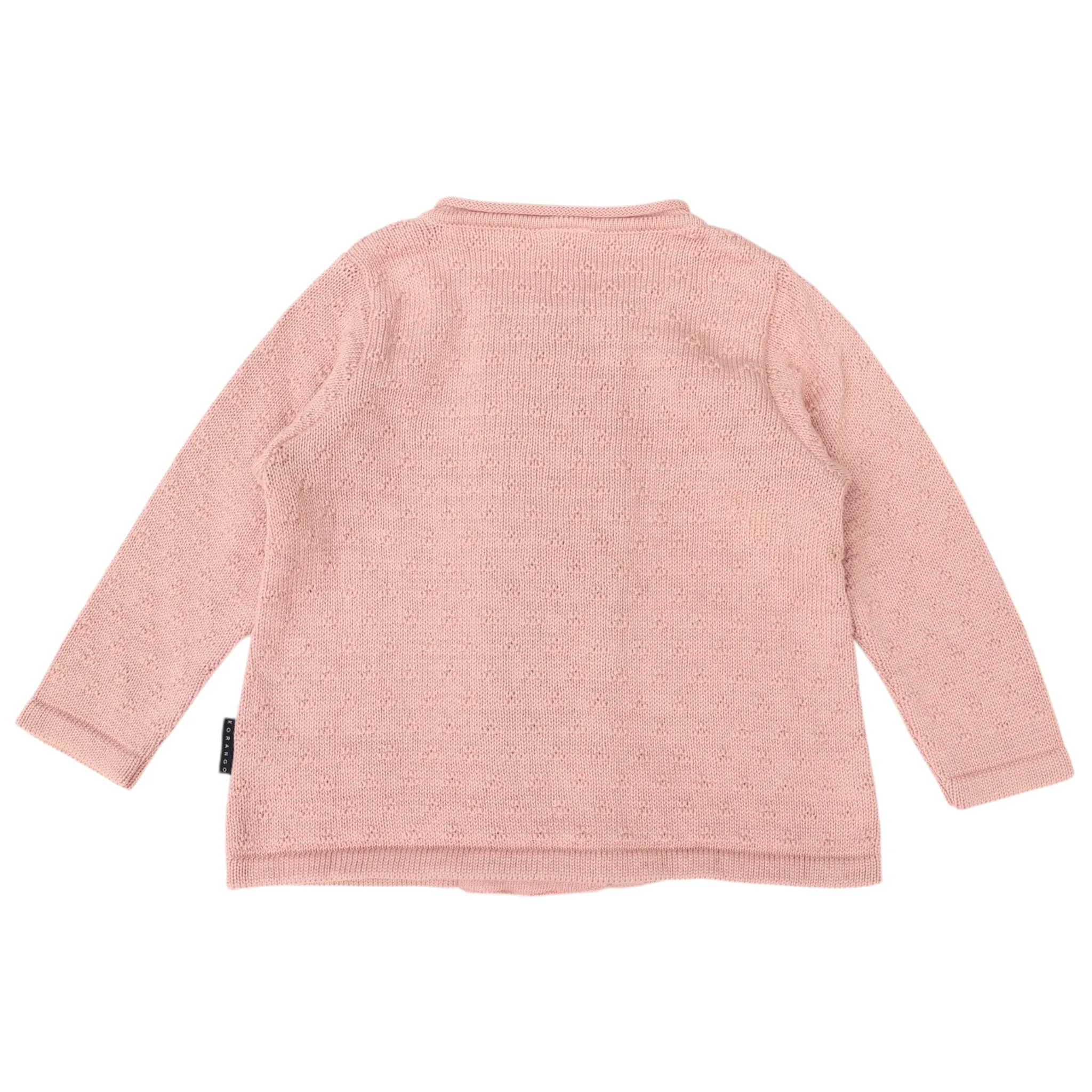 Textured Knit Jacket Dusty Pink