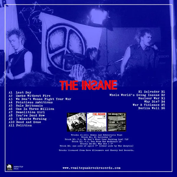 The Insane - Demo 1981 & More LP