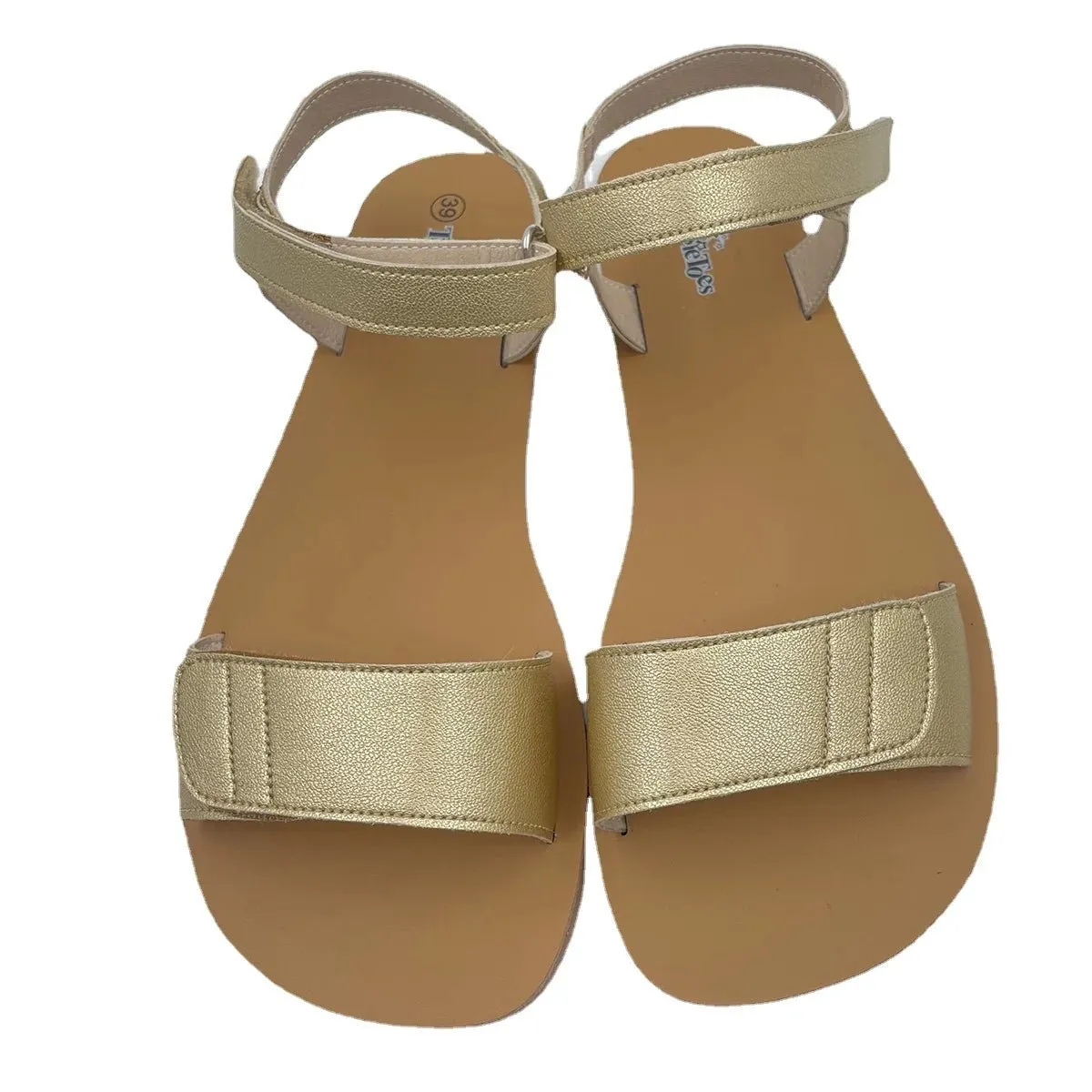 Tipsietoes Barefoot Leather Flat Sandals for Women