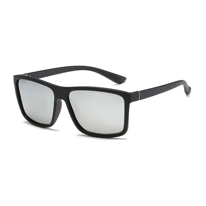 West Louis Brand Classic Square Polarized Sunglasses