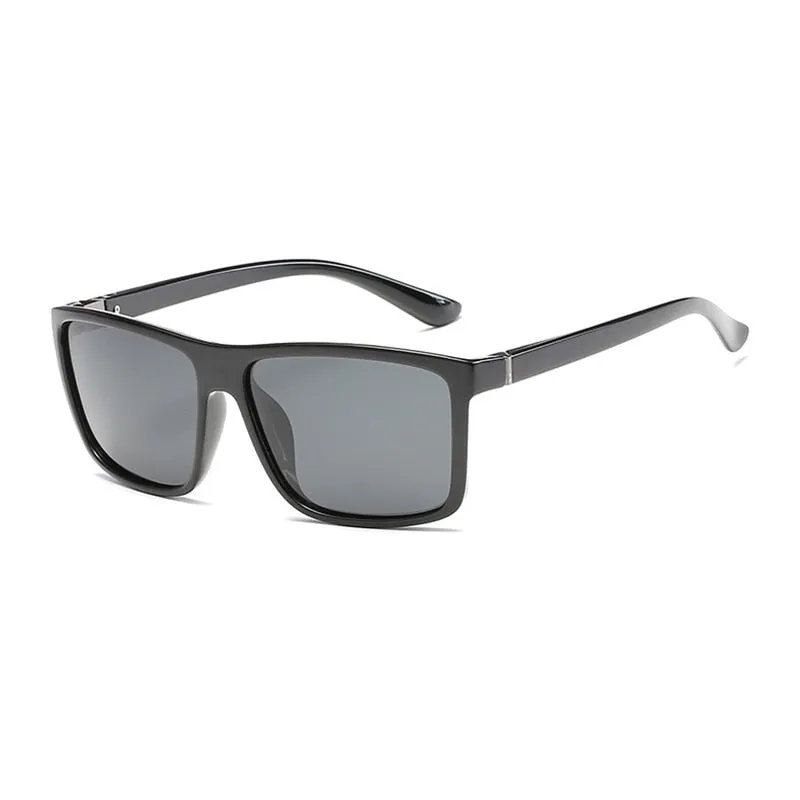 West Louis Brand Classic Square Polarized Sunglasses