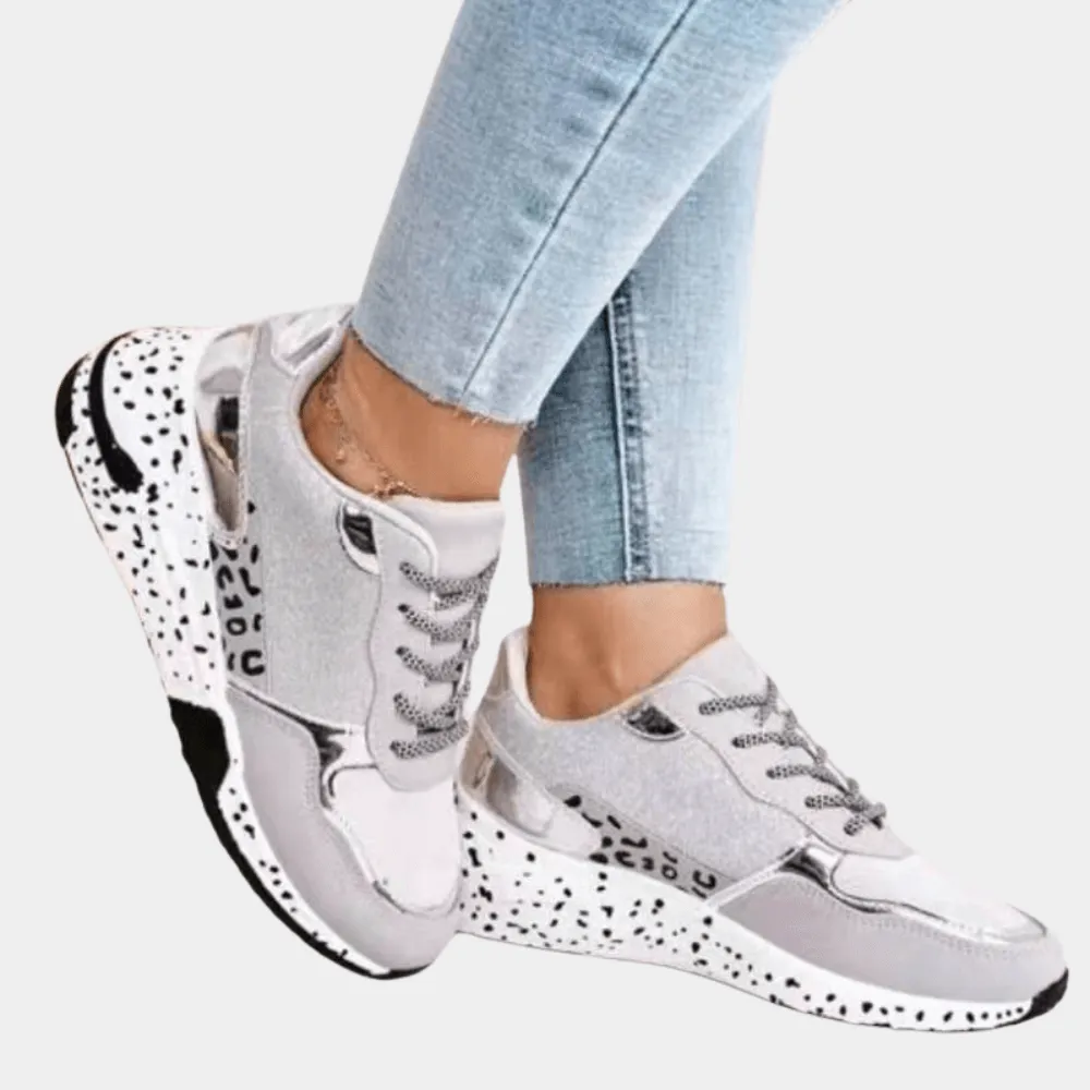 Women's Casual Sneakers: Suede, Glitter & Chunky Sole