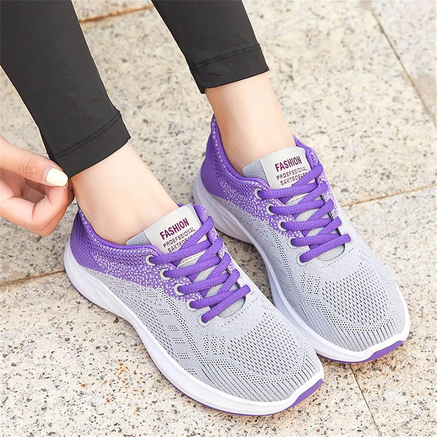 Women's Walking Shoes Lightweight Tennis Fashion Sneakers Lace Up Tennis Shoes Men Jogging Woman Shoes Casual Men Shoes Sneakers Black Tennis Shoe Trainers Shoe